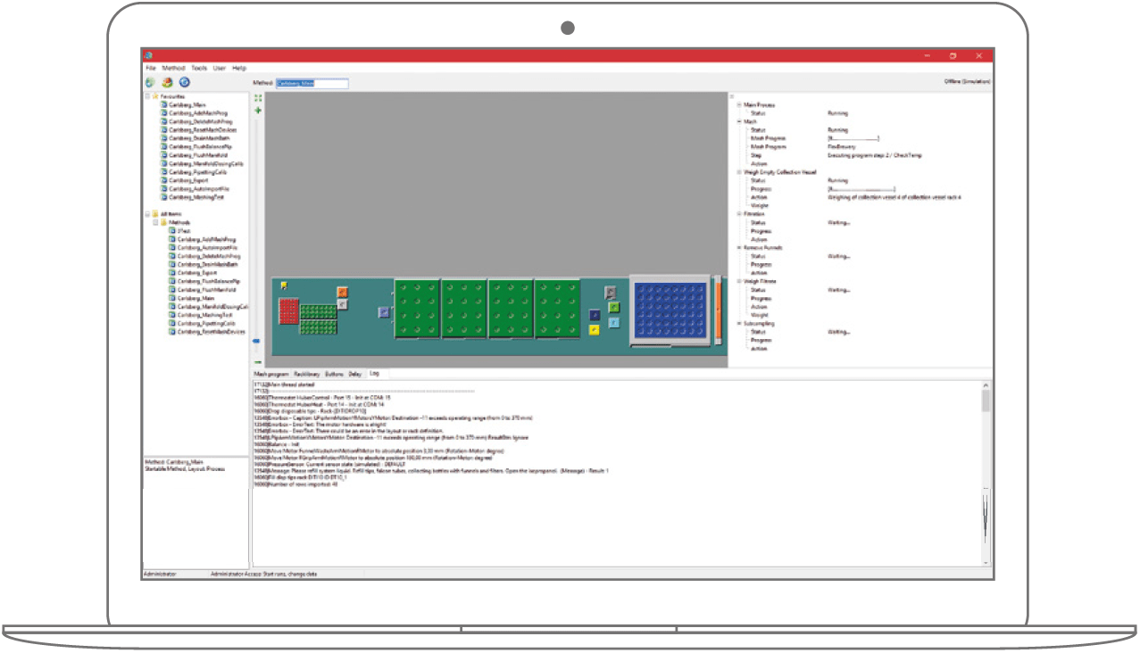 WinLissy Softwarelösung für Laborautomatisierung – Modul ZA Layouter – Vorschau 